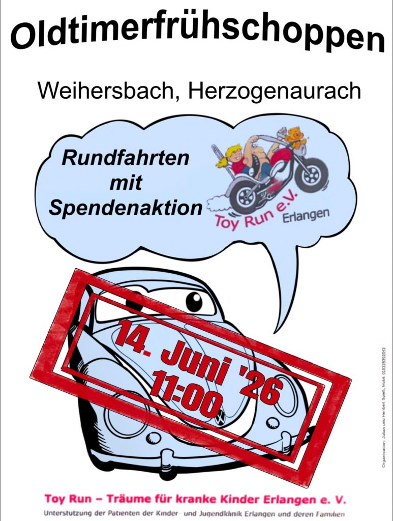 Plakat zum Oldtimerfrühschoppen