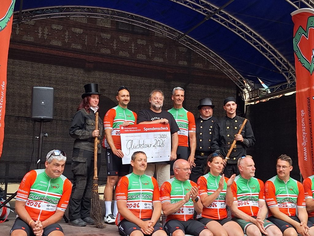 Spendenübergabe Glückstour 2026